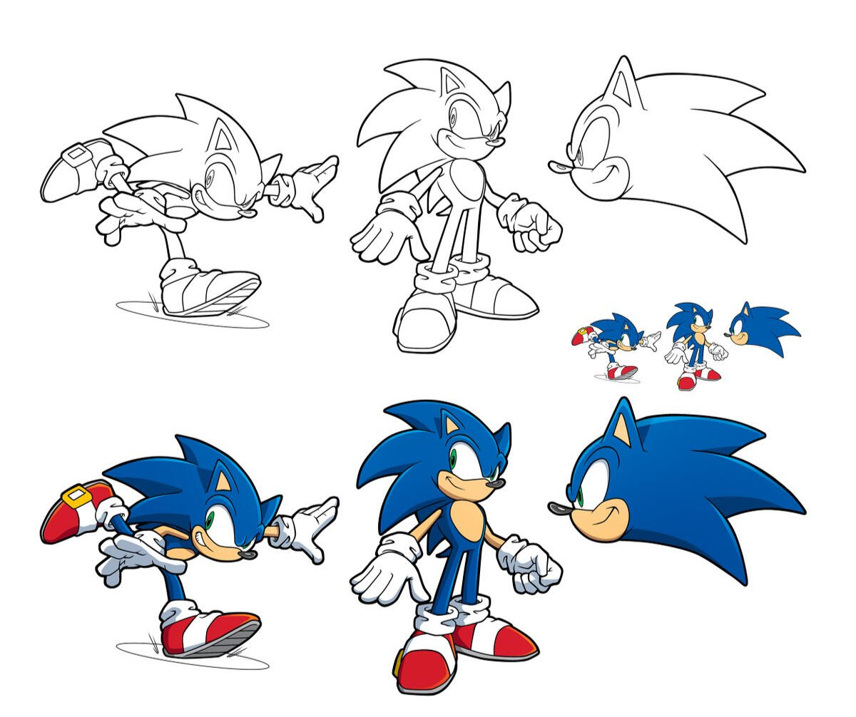 Sonic the Hedgehog Model/Col sheet