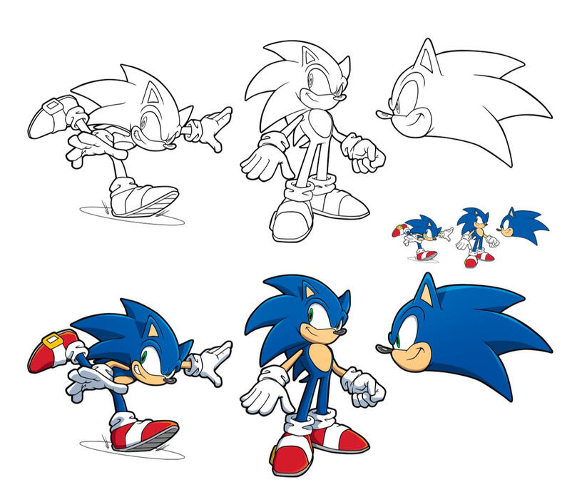 Sonic the Hedgehog Model/Col sheet
