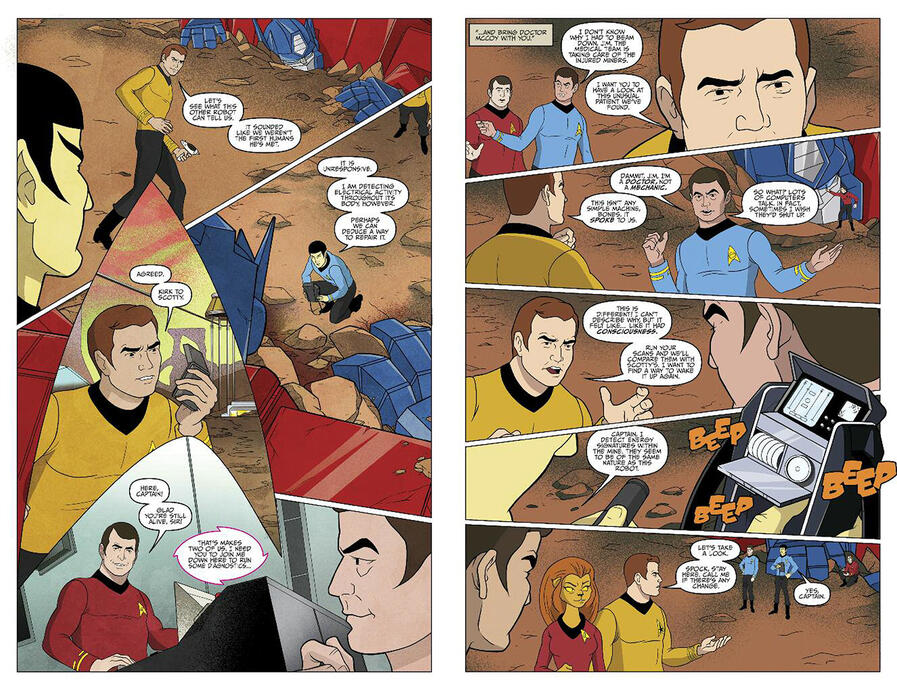 Star Trek vs Transformers Comic