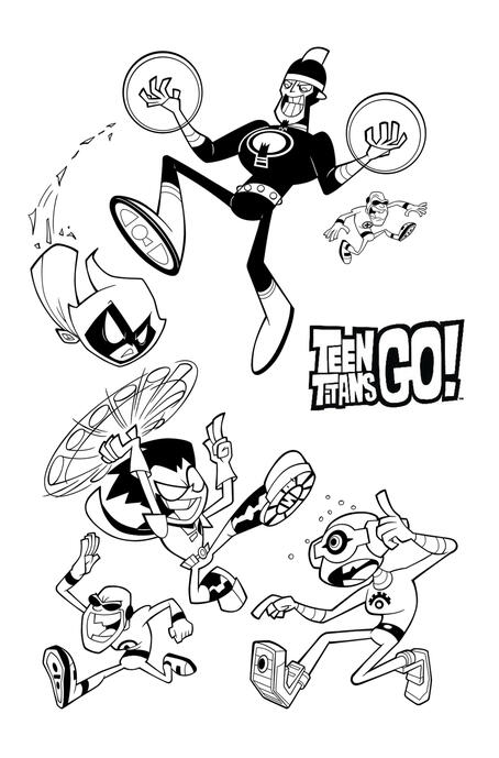 Teen Titans Go! Pose Sheet