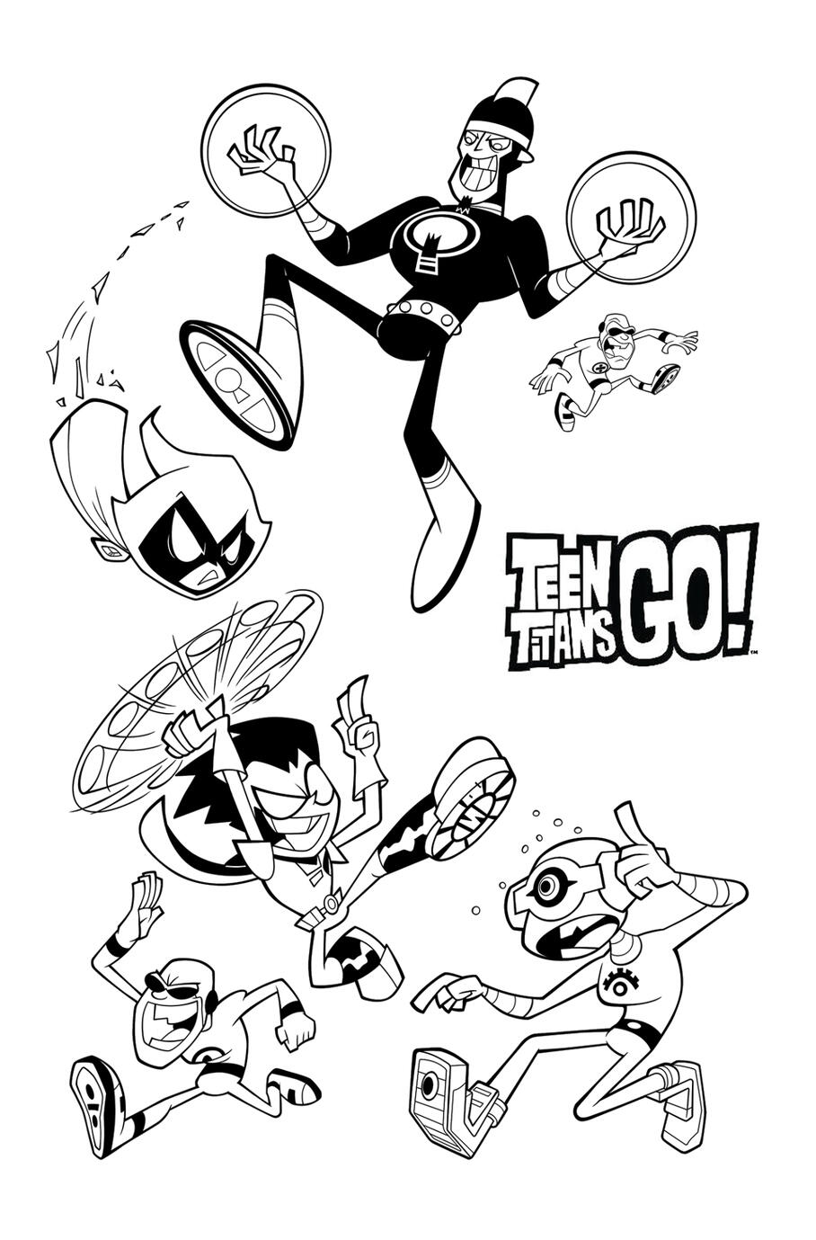 Teen Titans Go! Pose Sheet